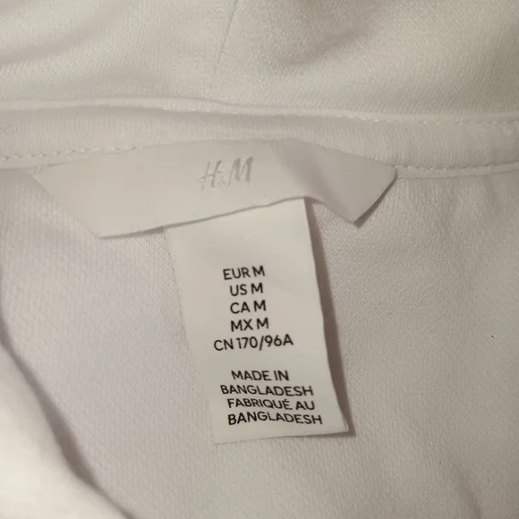 H&M Women's White Hooded Jogging Suit - Picture 4 of 4